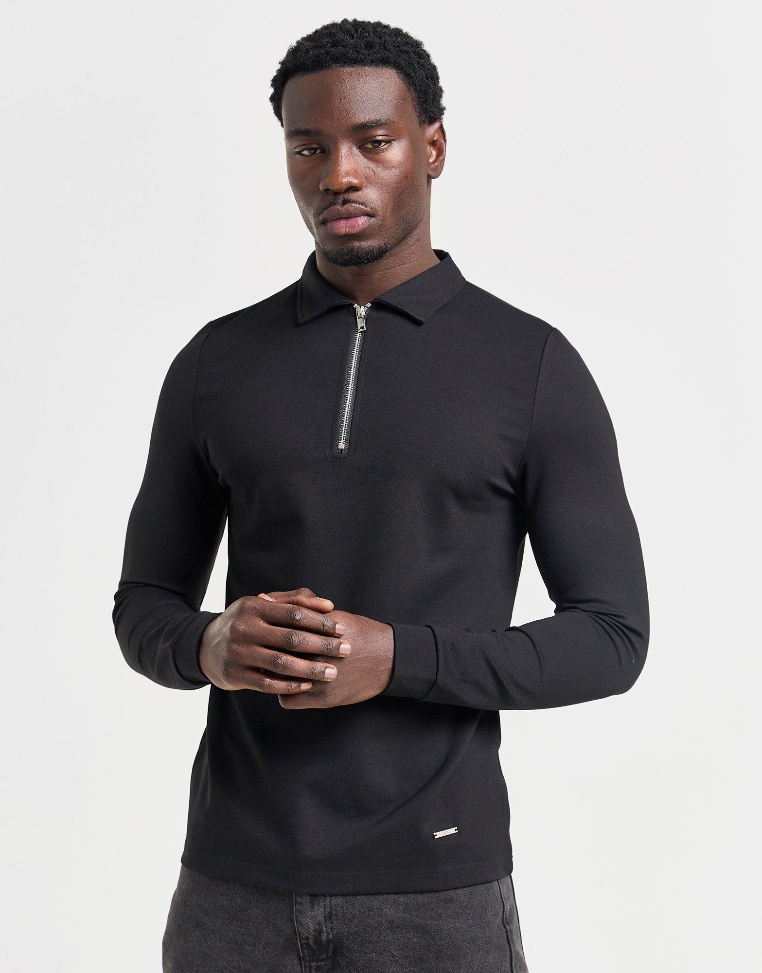 Belier Polo Zippé Manches Longues Homme