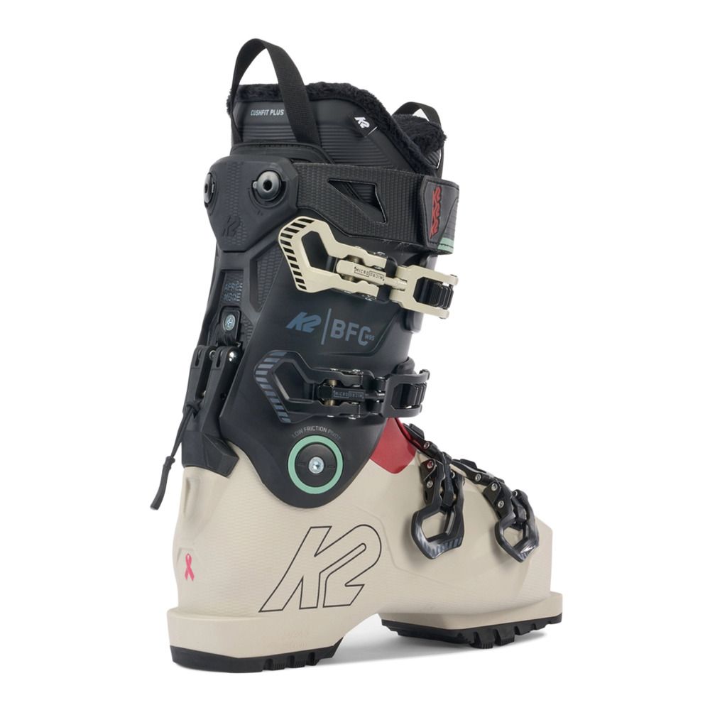K2 BFC 95 - Chaussures ski Femme white/burgundy/black