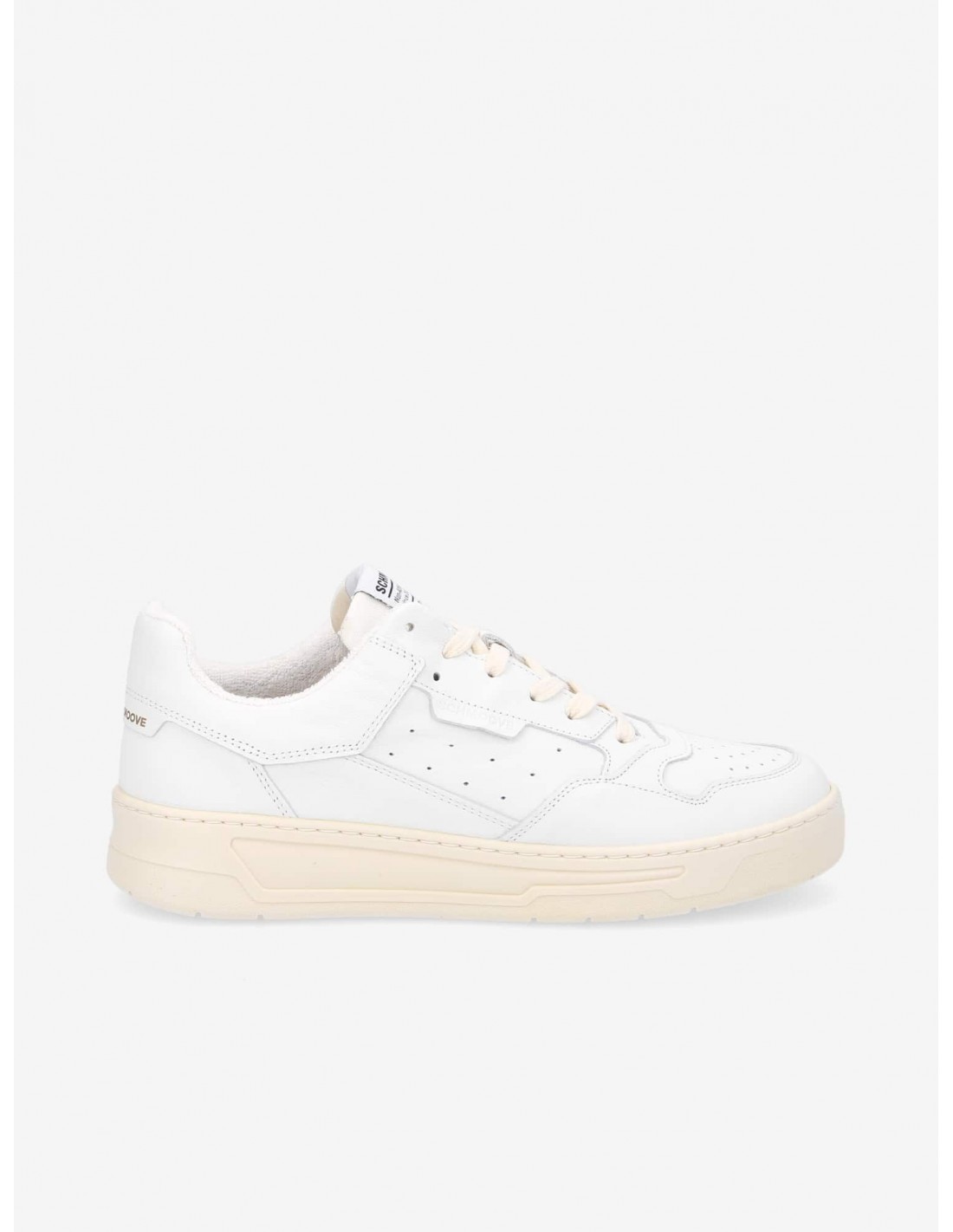 schmoove baskets de ville femme smatch new trainer cuir blanc
