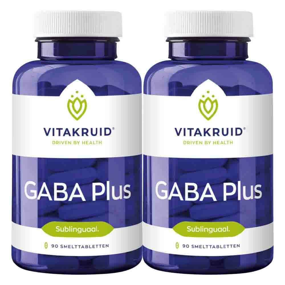 2x Vitakruid Gaba Plus 90 smelttabletten