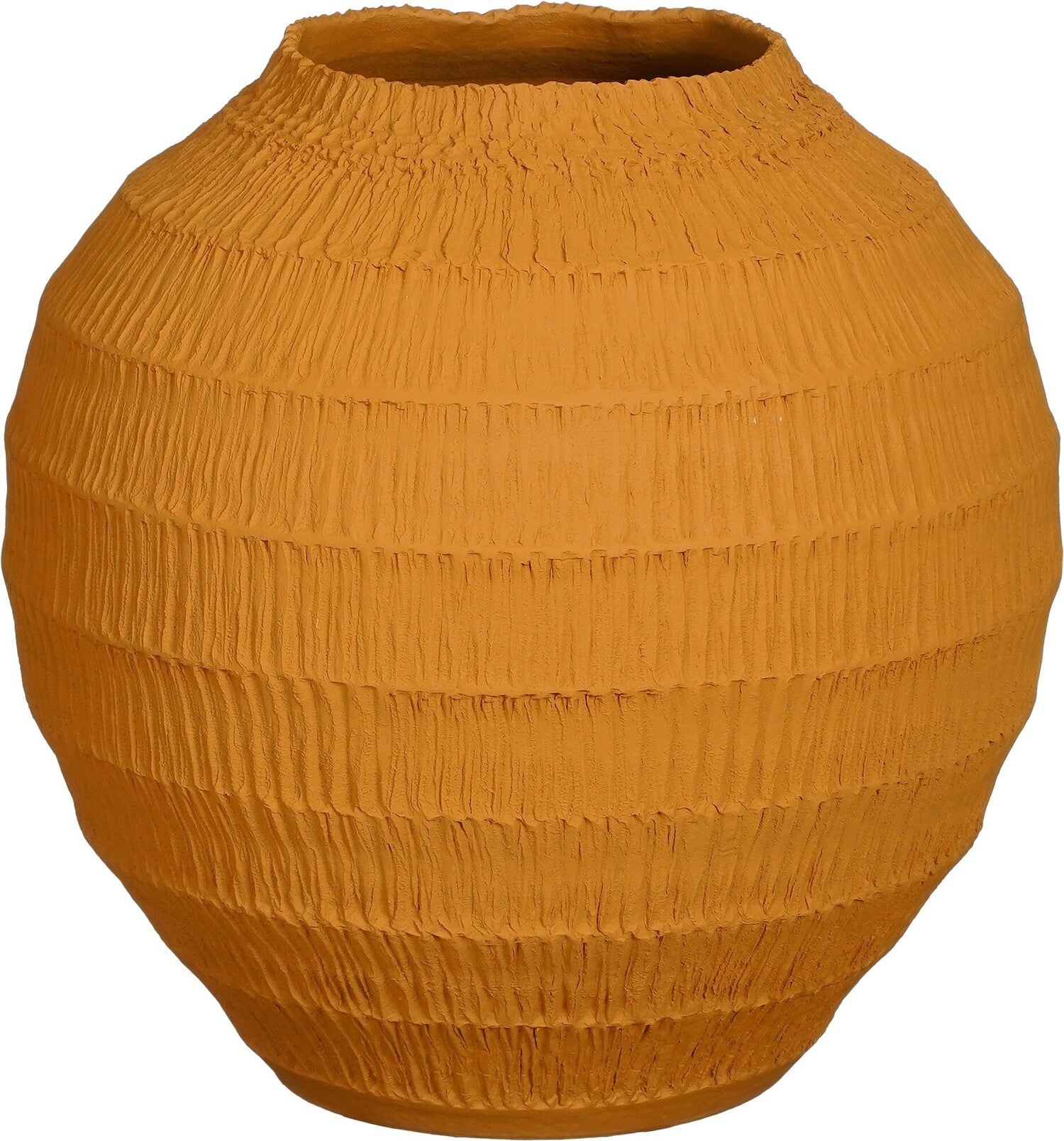 Mica Decorations vaas Kato bruin D 27 H 26 cm