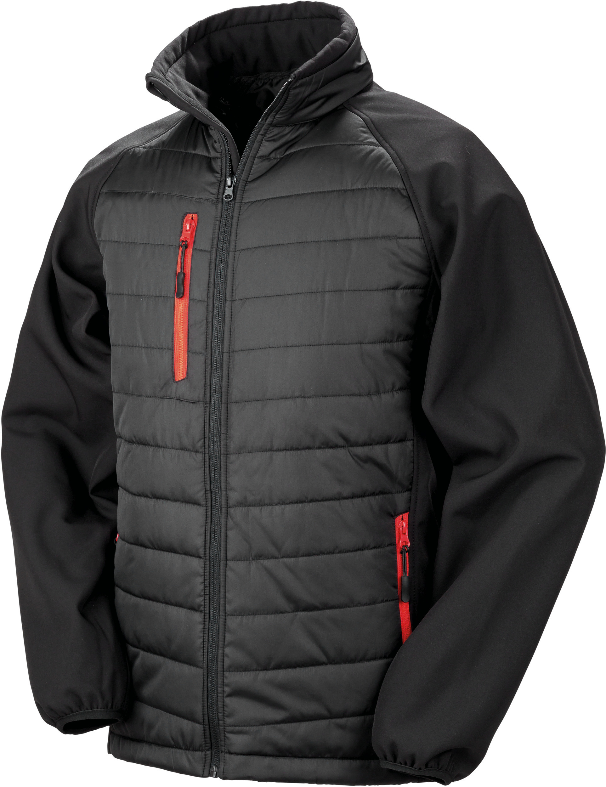 Result R237X - Veste softshell rembourrée black compass recyclée