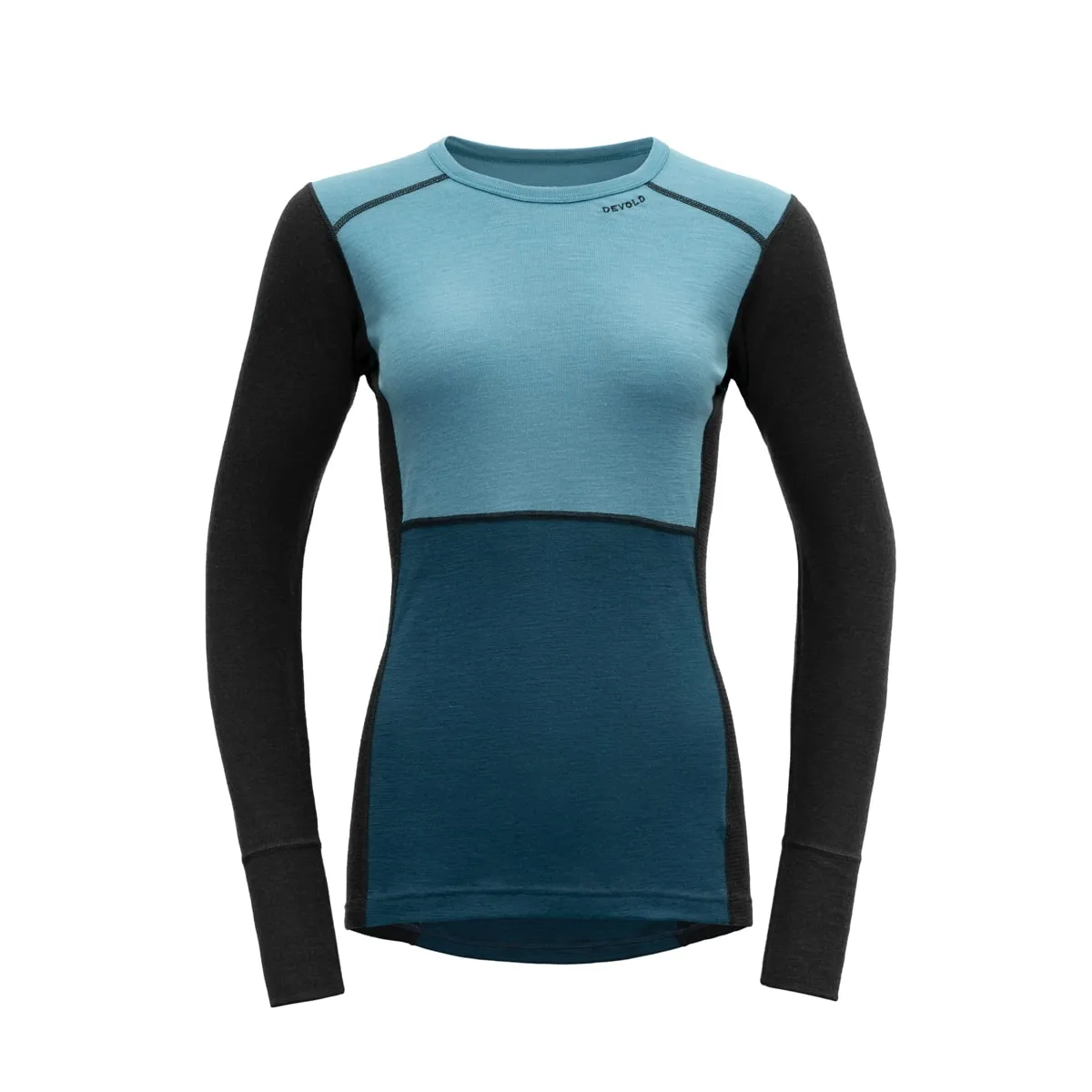Devold Women's Lauparen Merino 190 Shirt Moon/Ink/Flood