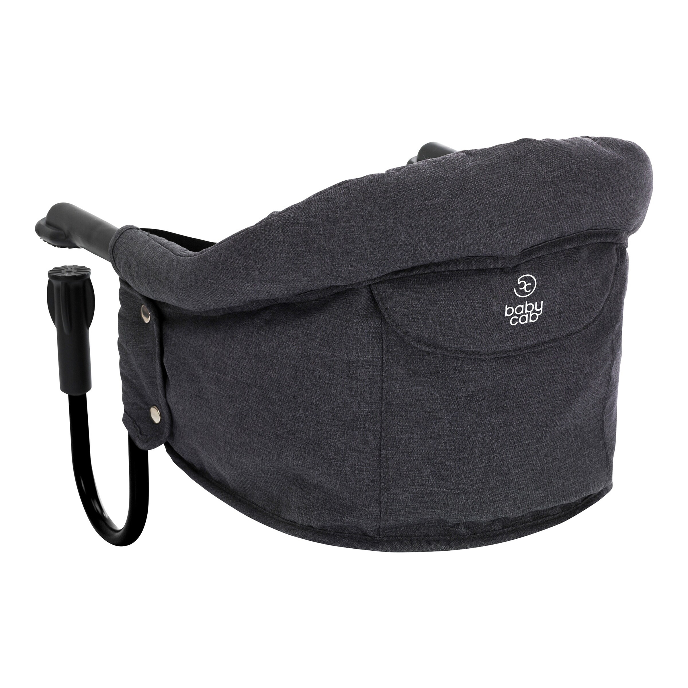 babycab Tischsitz Flexi für Tischplatte Stärke 2-8,5 cm dunkelgrau melange