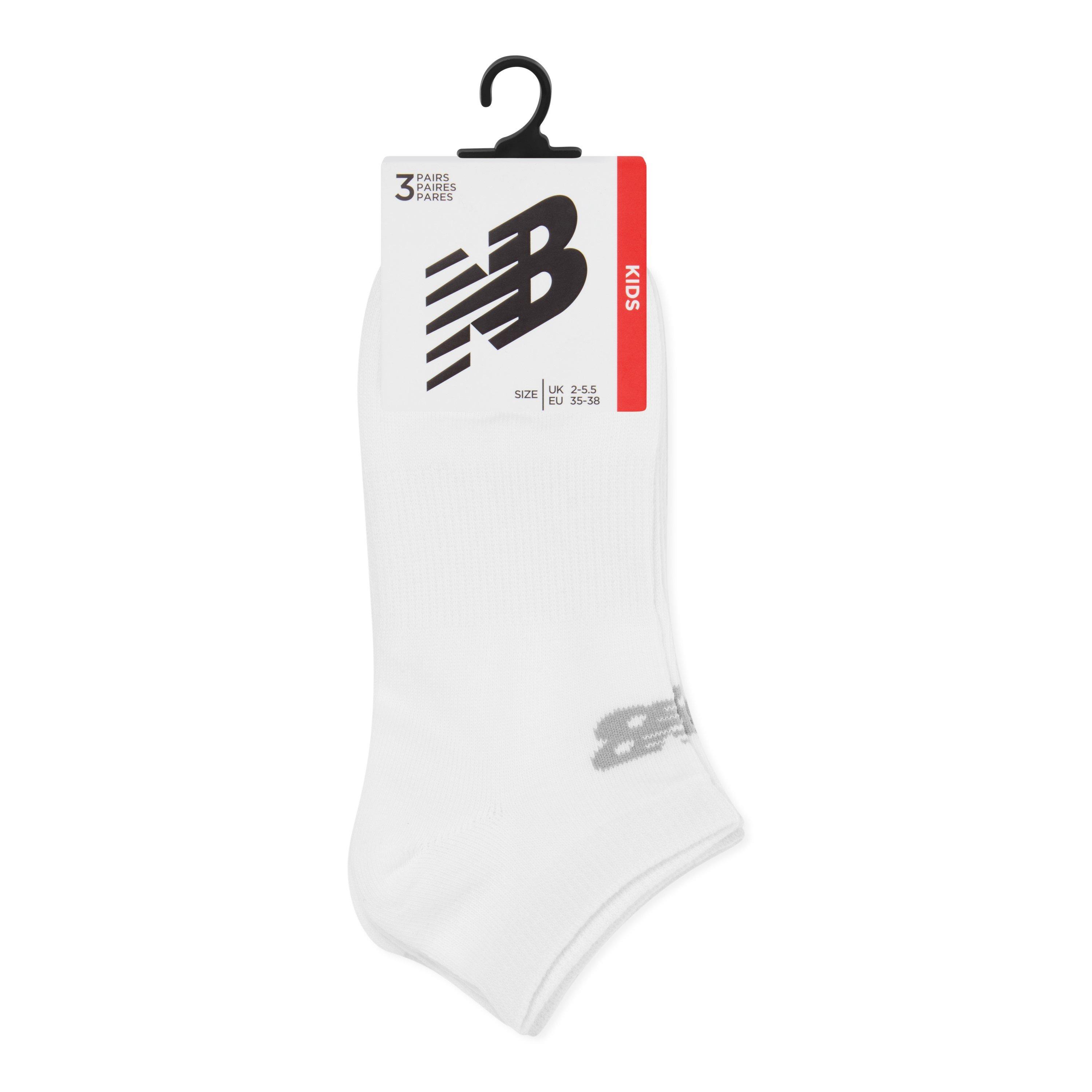 New Balance 3 Pack Low Cut Socks Juniors