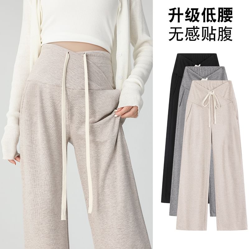 matteira - Zwangerschapsbroek met hoge taille en wijde pijpen
