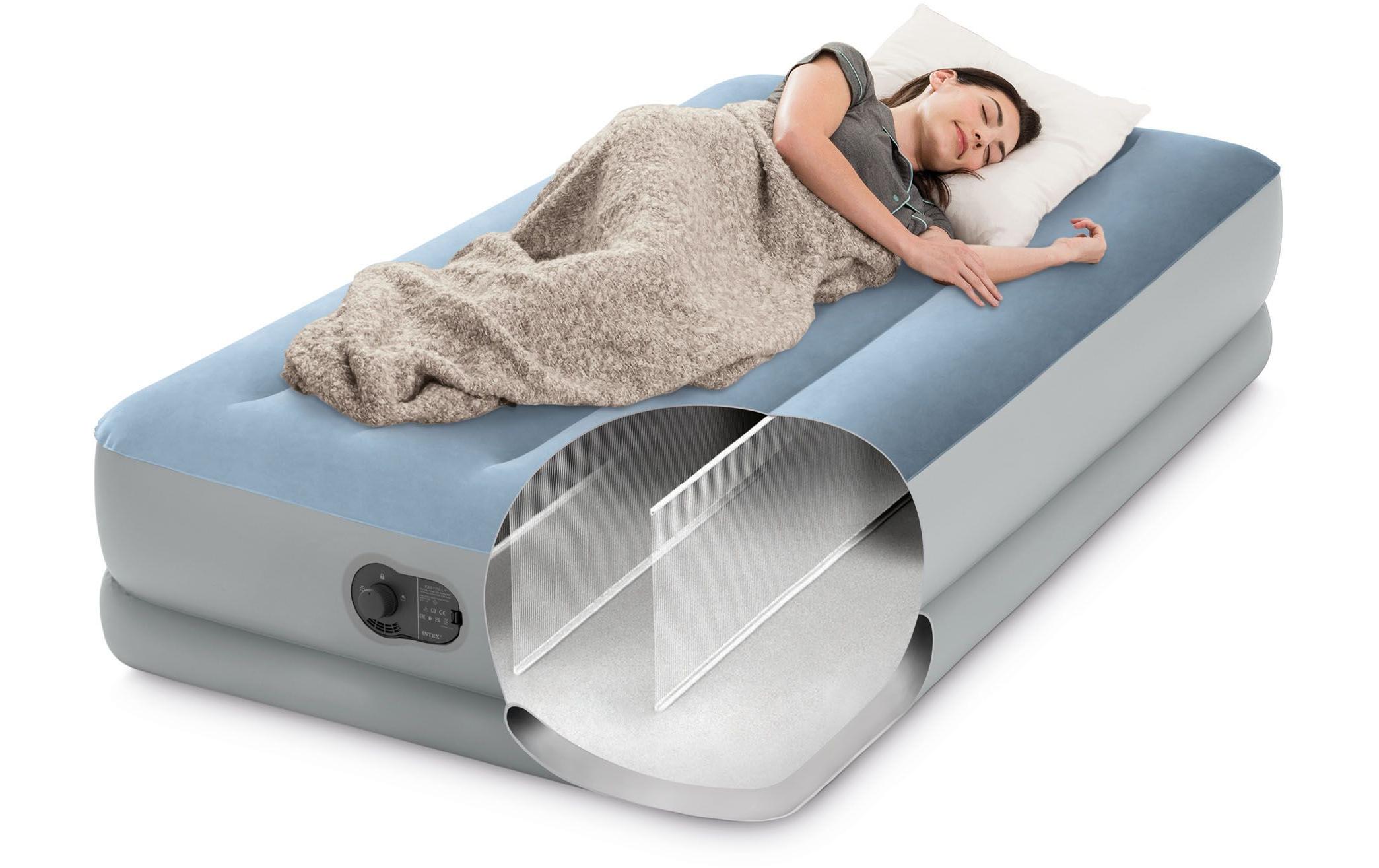 Dura Beam MidRise Twin 99 x 191 x 36 cmLuftbett mit integrierter Pumpe