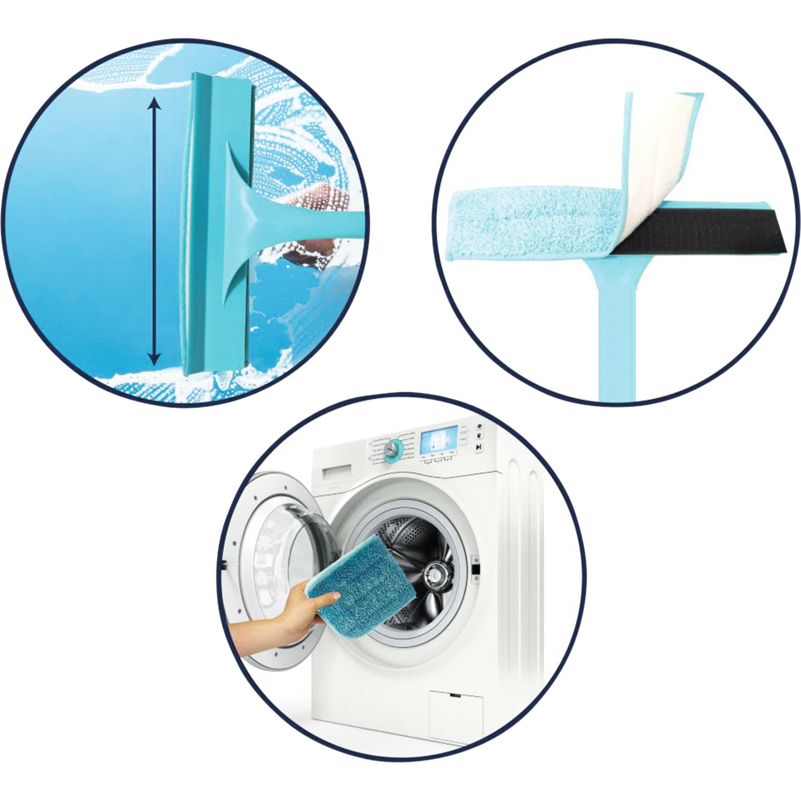 CleanRite Teleskop-Fensterreiniger-Set