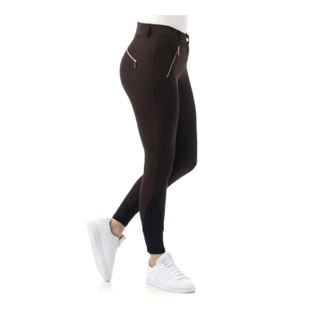 Equitheme KENYA - Pantalon siliconé Femme brun