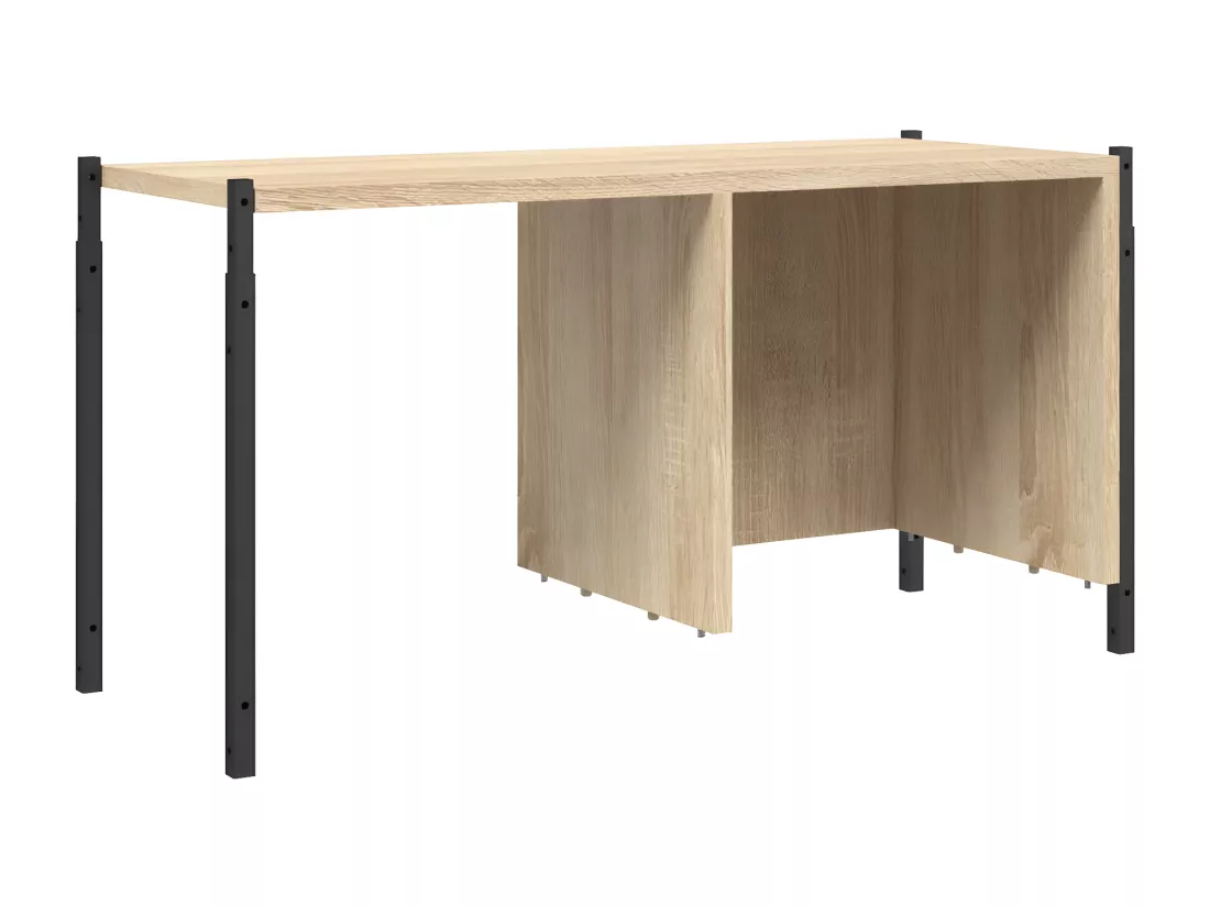 Bibliothèque chêne sonoma 72x28x172 cm bois d'ingénierie