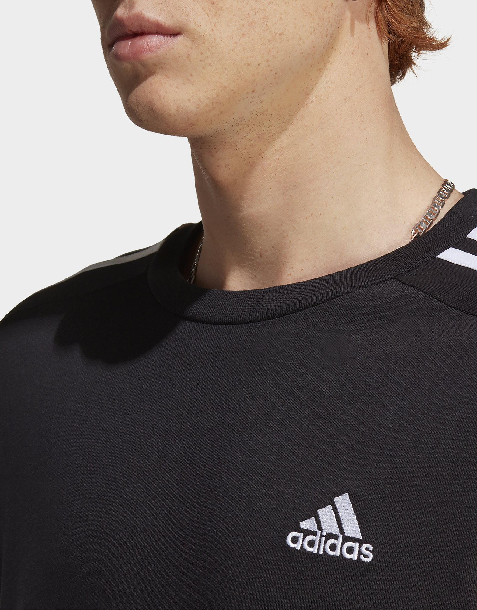 adidas T-shirt à 3 bandes en jersey Essentials