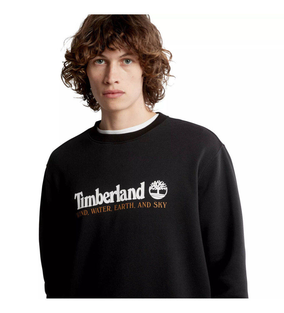 Suéter Timberland WWES com gola redonda preto