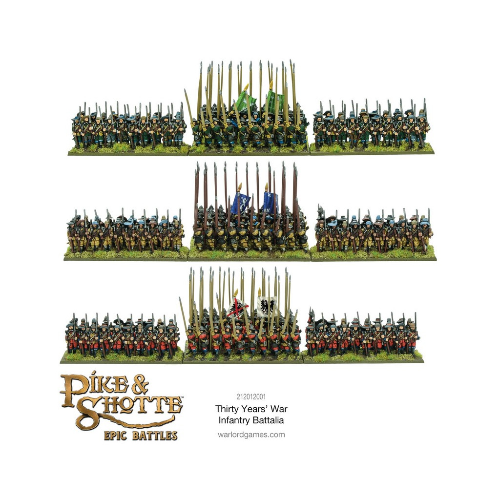 Pike & Shotte Epic Battles - Thirty Years War Infantry Battalia