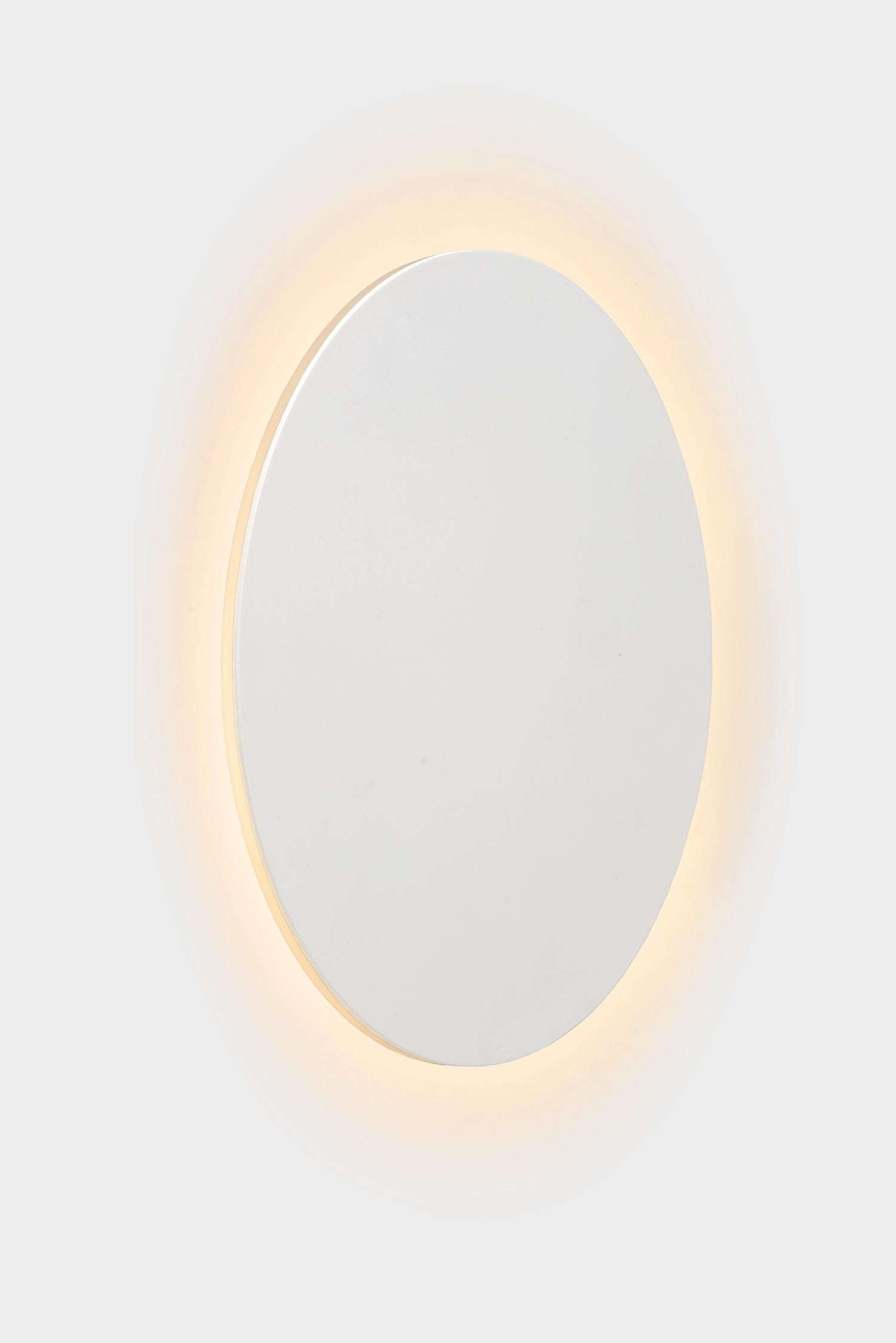 Eklyps 25 wandlamp LED wit