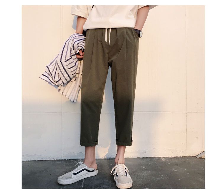 POSI - Cropped rechte broek