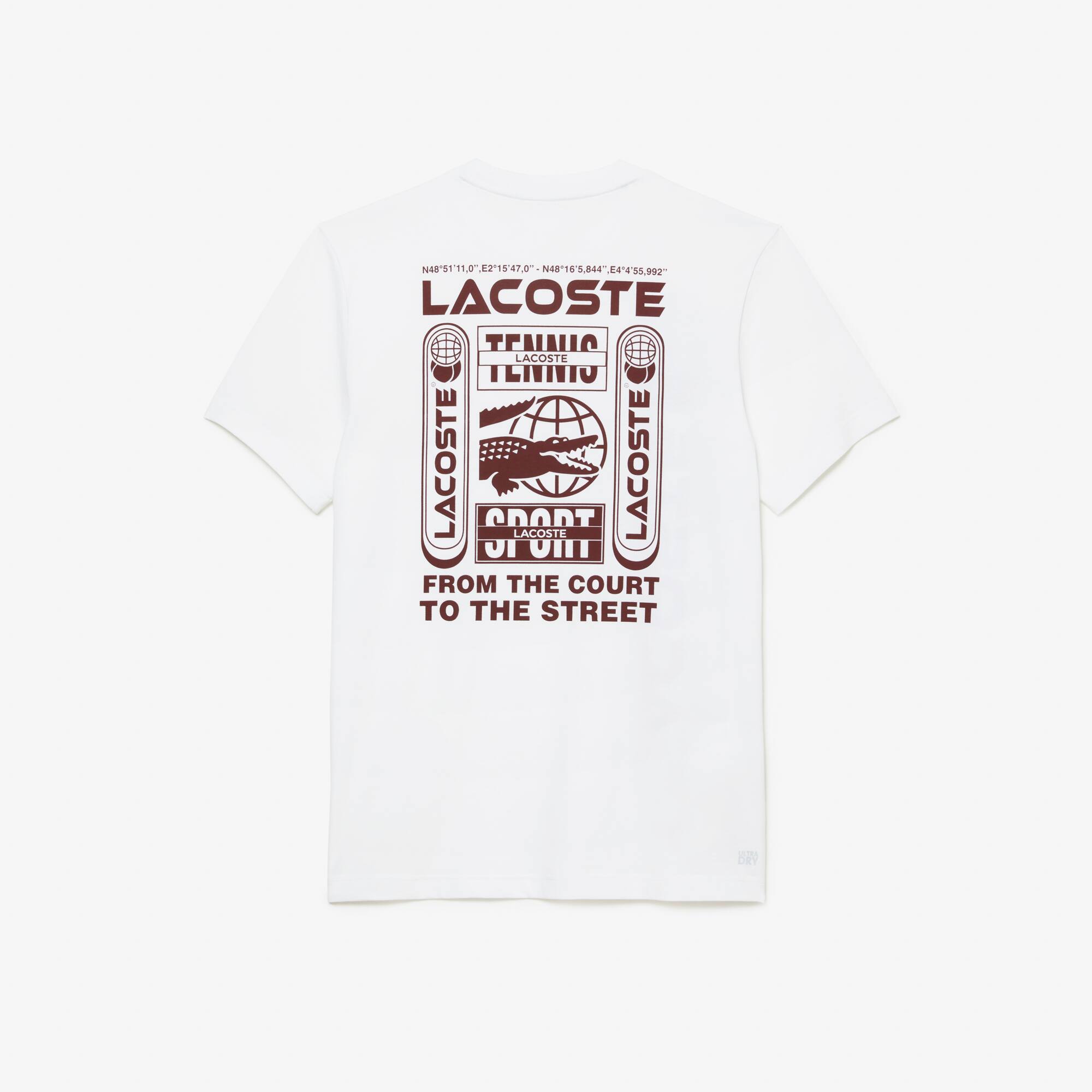 T-shirt Lacoste Tennis x Daniil Medvedev regular fit T-Shirts - Blanc - Lacoste - Homme