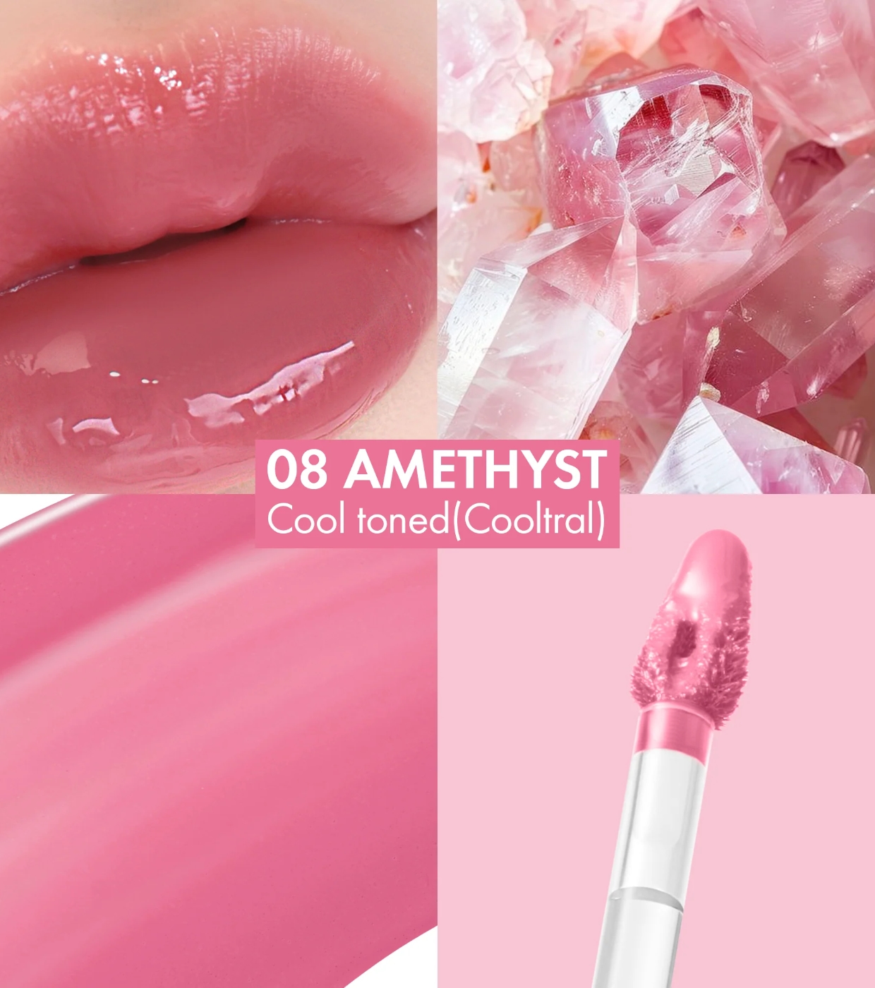 Amuse - Lip Tint Dew Tint - 08: Amethyst