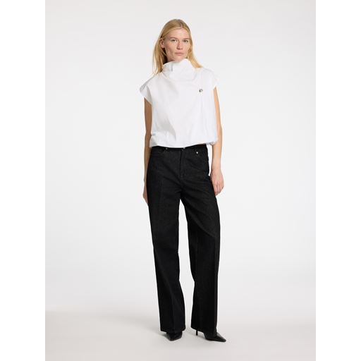 Selected Femme Delia Top, Bright White, 38
