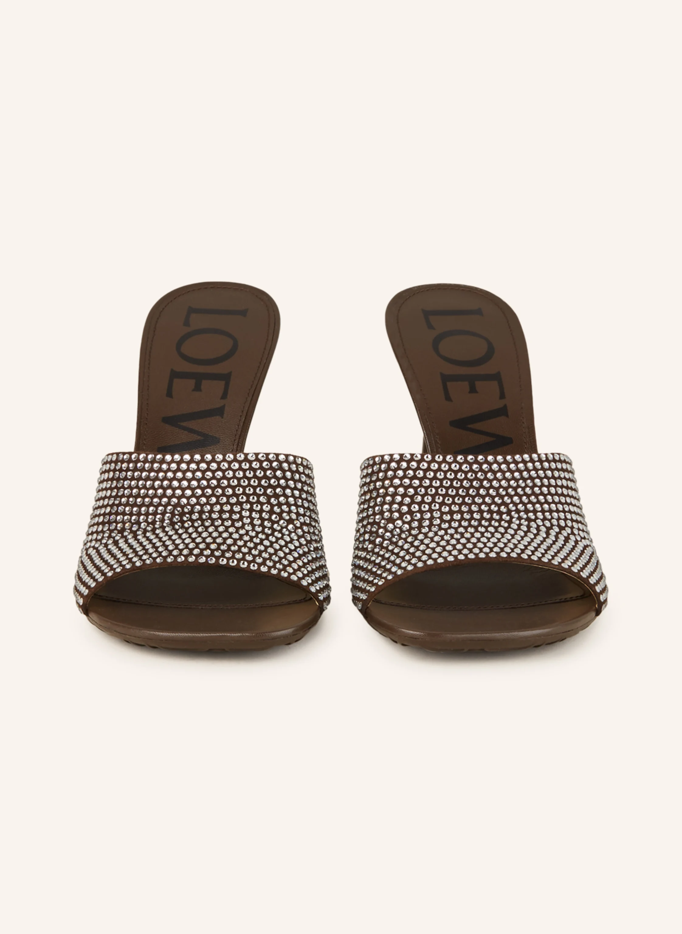 LOEWE Mules mit Schmucksteinen