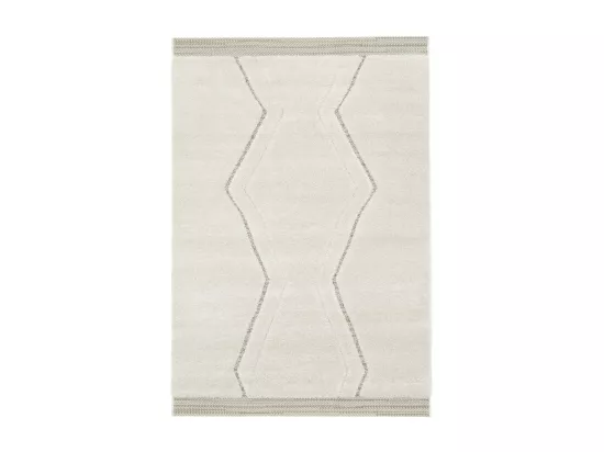 Peddie - Tapis d’inspiration berbère - Écru - 160x230cm