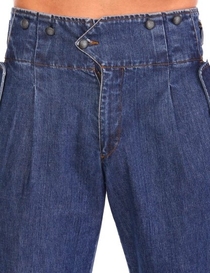 Men's High Waist Jeans