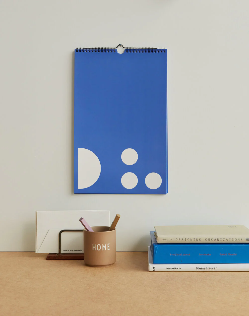 Design Letters  Monthly planner - Cobalt Blue