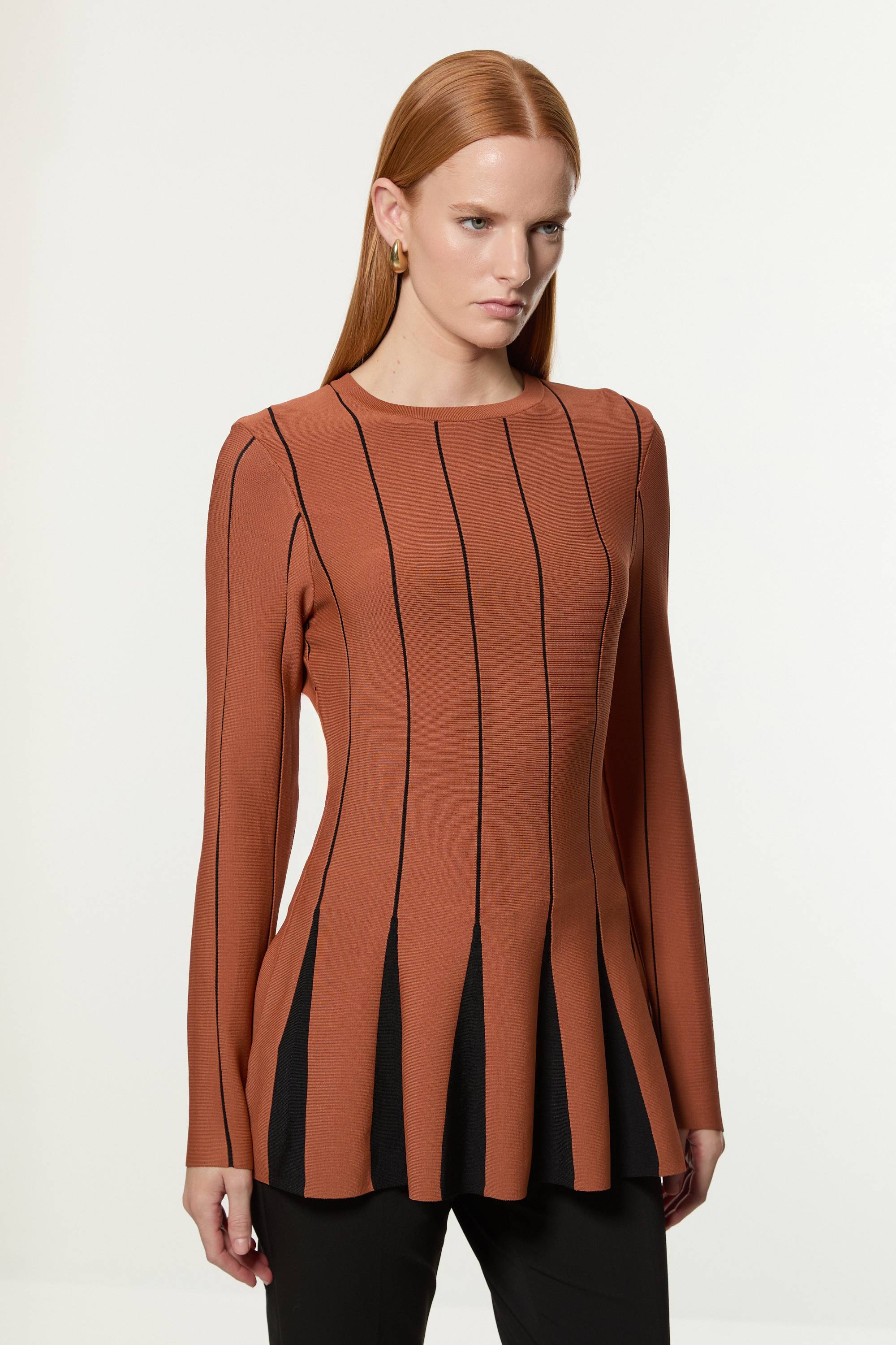 KarenMillen Pull en maille à manches longues