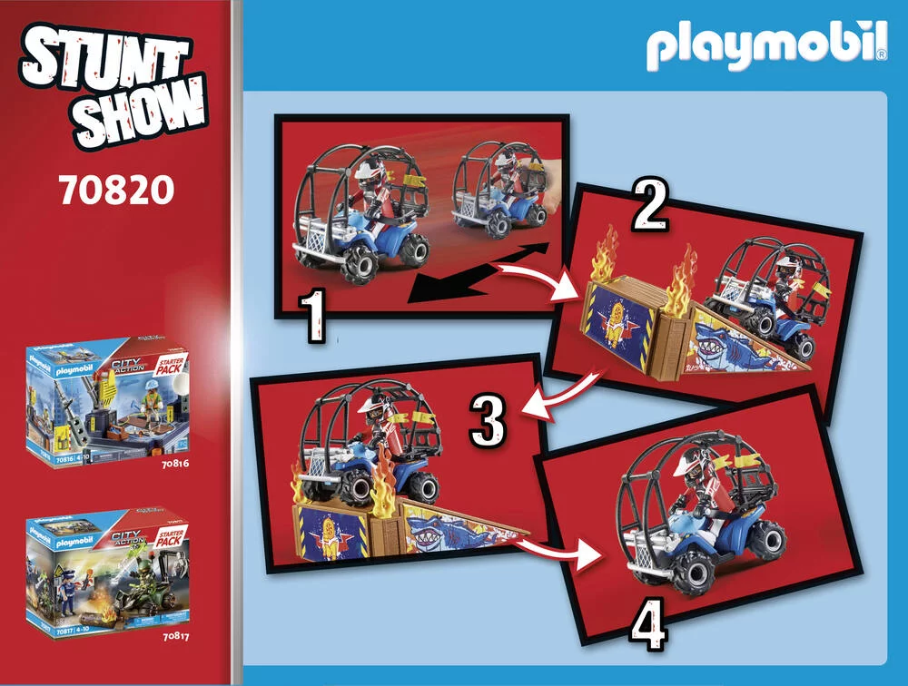 STARTER PACK STUNTSHOW AVEC RAMPE - 70820