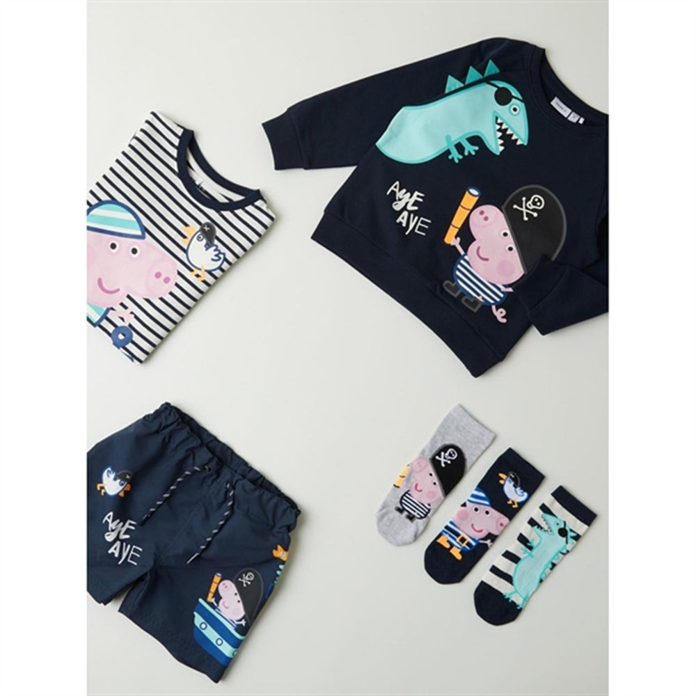 Køb Name it Dark Sapphire Madden Gurli Gris Sweatshirt