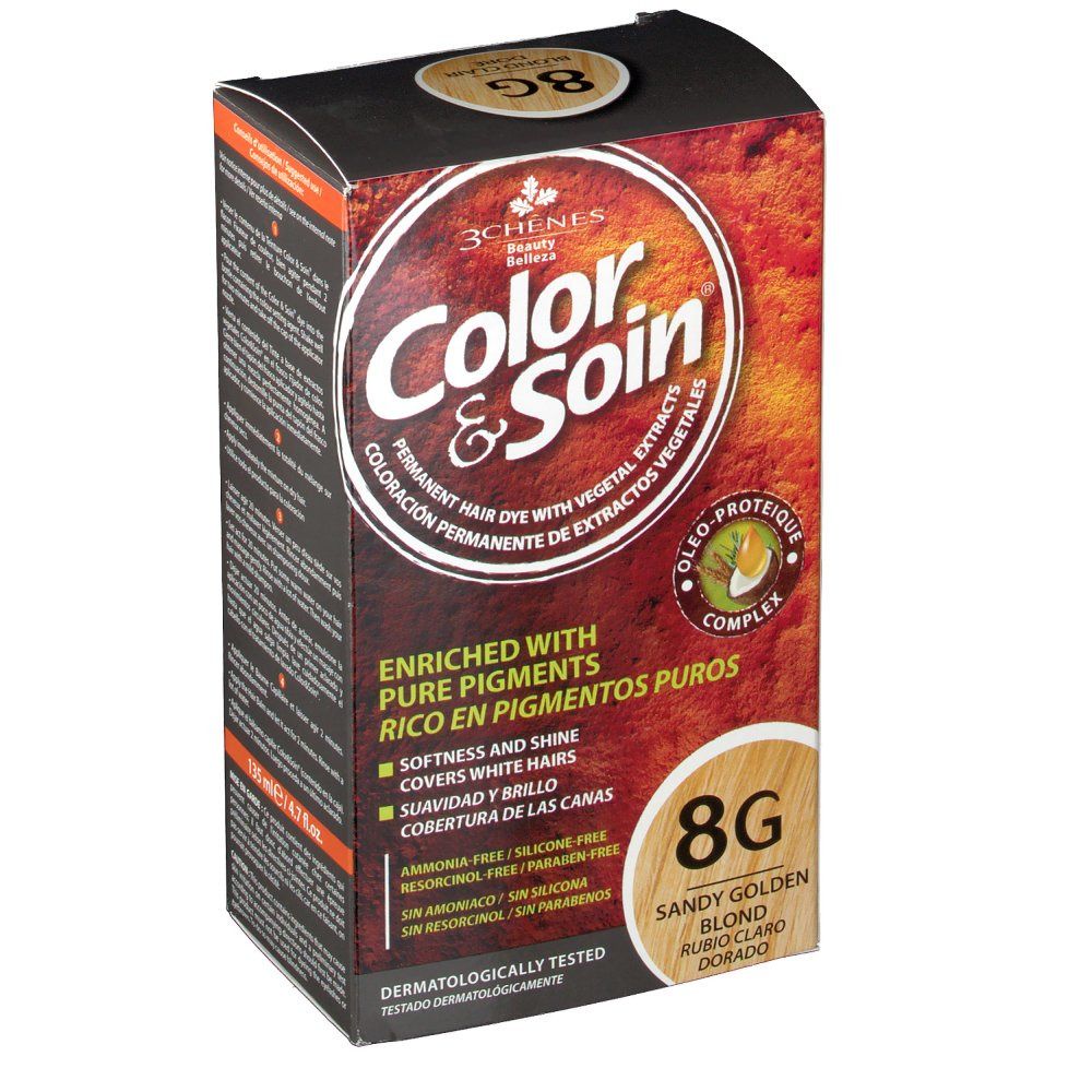 Les 3 Chênes Color & Soin Coloration 8G hellgoldblond