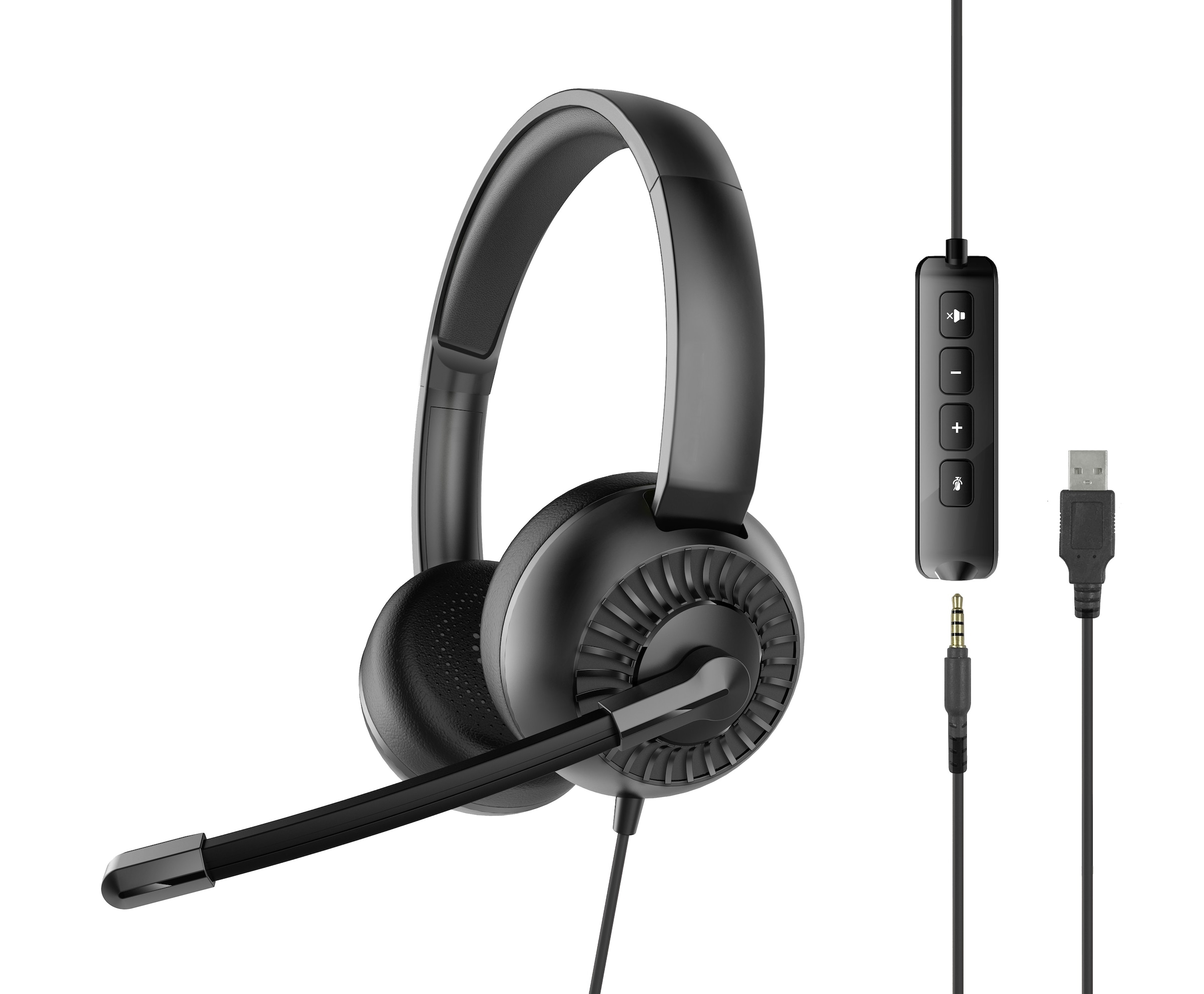 Speedlink Headset »METIS USB« 3.5mm Jack mit USB Soundcard