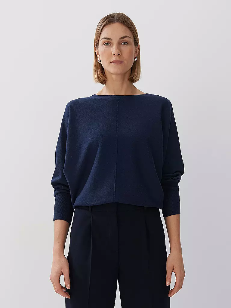 SOMEDAY Langarmshirt TALIYA DETAIL blau