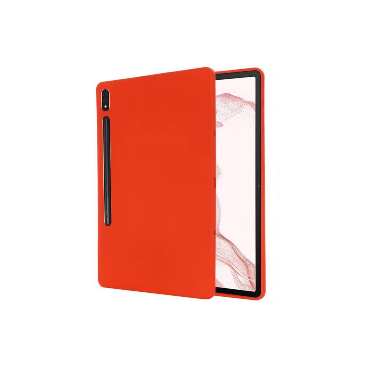 Liquid silikondeksel Samsung Galaxy Tab S7 Plus (2020) - China Red
