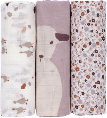 Lässig Heavenly Swaddle Tepper 80x80, MultiFlowers