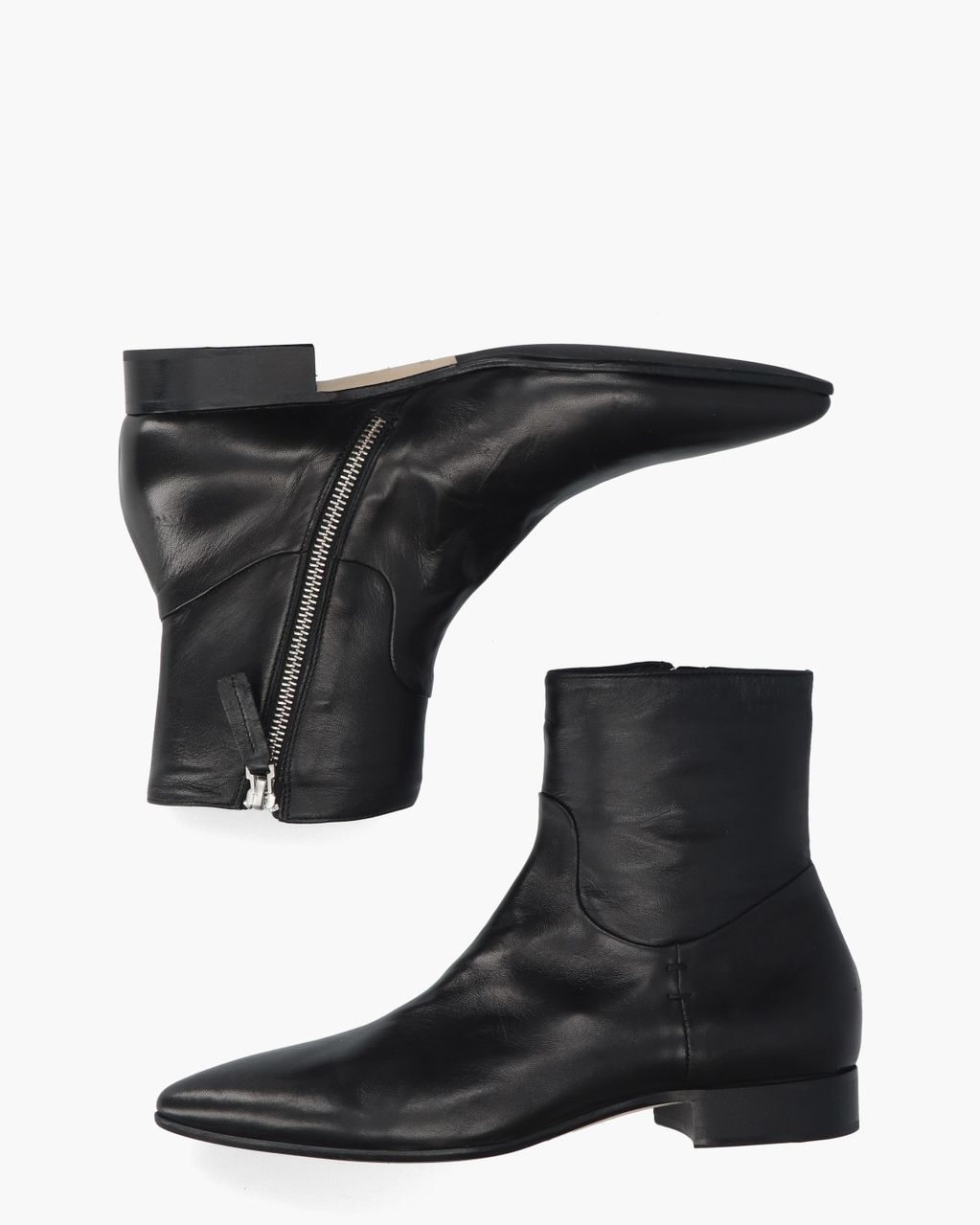 Pomme D'or Madalina Zwart Dames Enkelboots