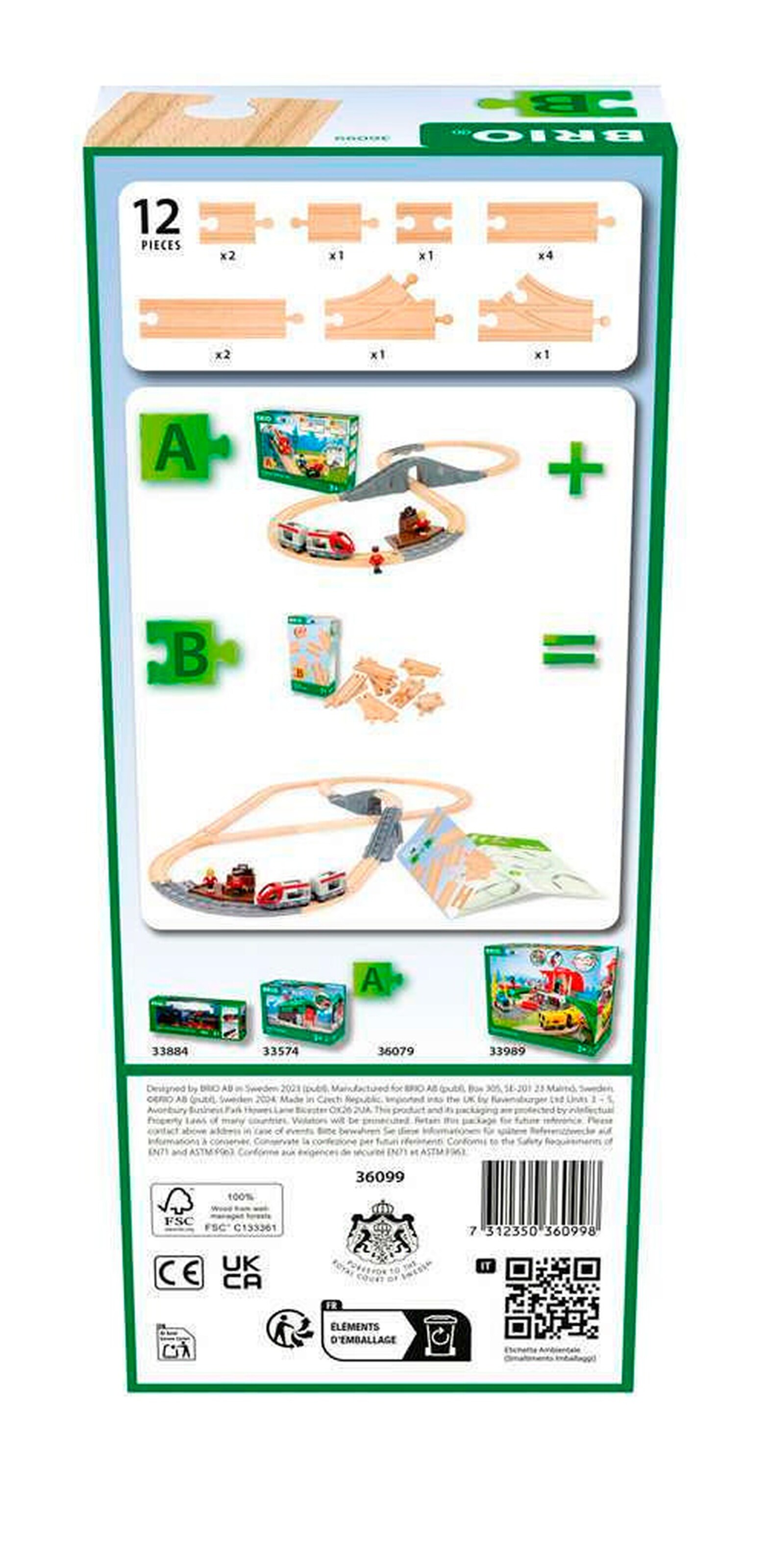 BRIO Schienen Starter Sortiment B