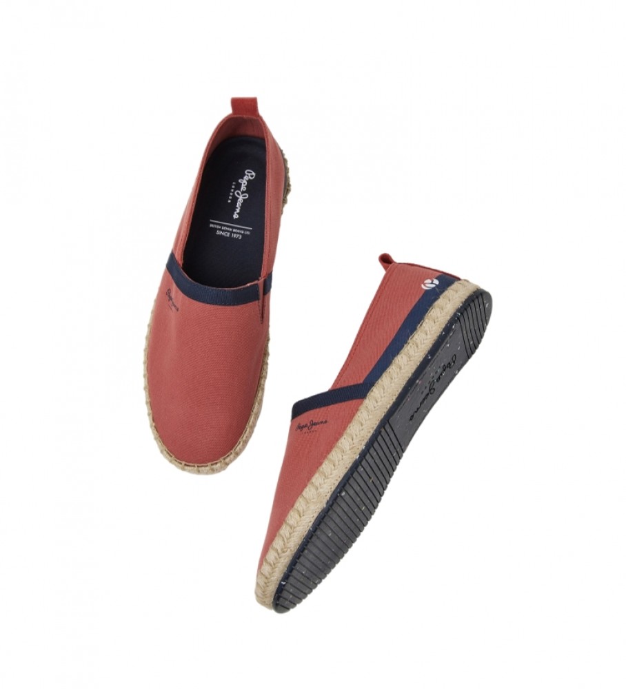 Alpargatas Pepe Jeans Slip On Tourist Camp vermelhas