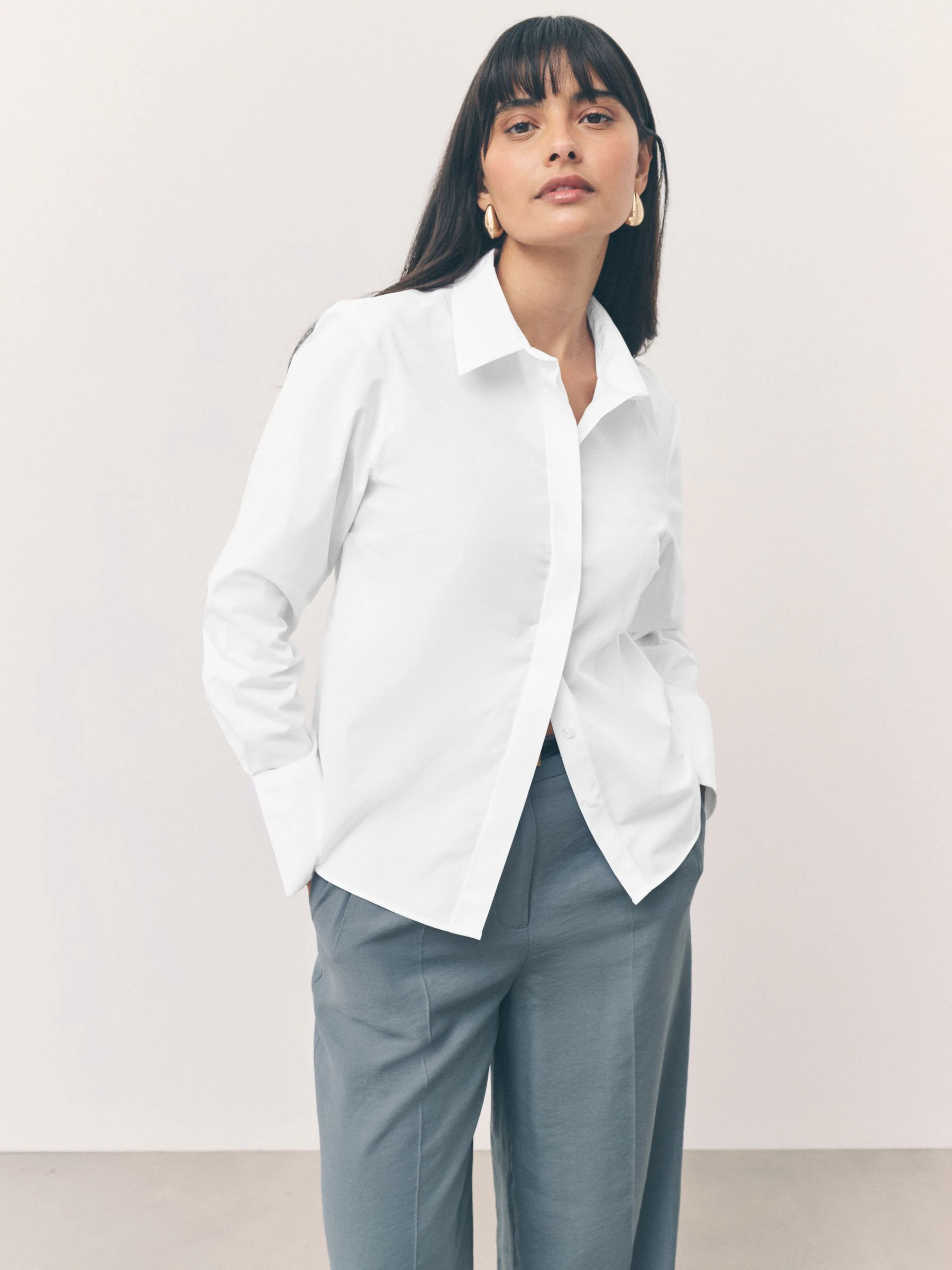 Wit - Fitted Stretch Essential Long Sleeve Shirts 2 Pack