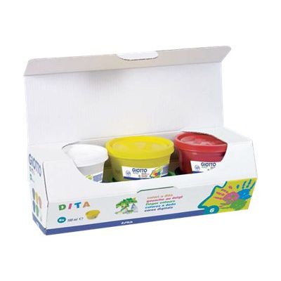 Giotto Dita - 6 pots peinture - au doigt -