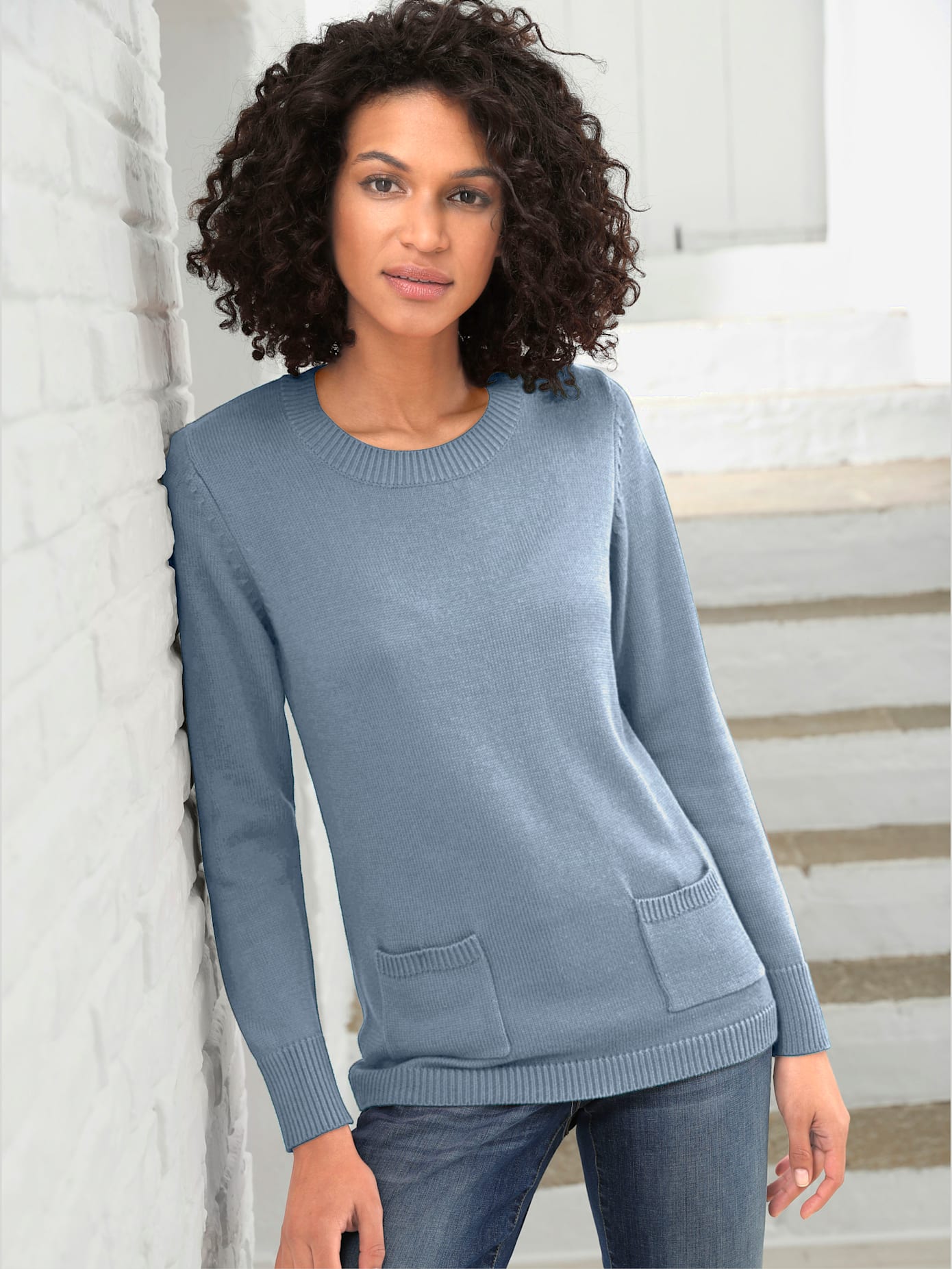 Pull encolure ronde différents coloris