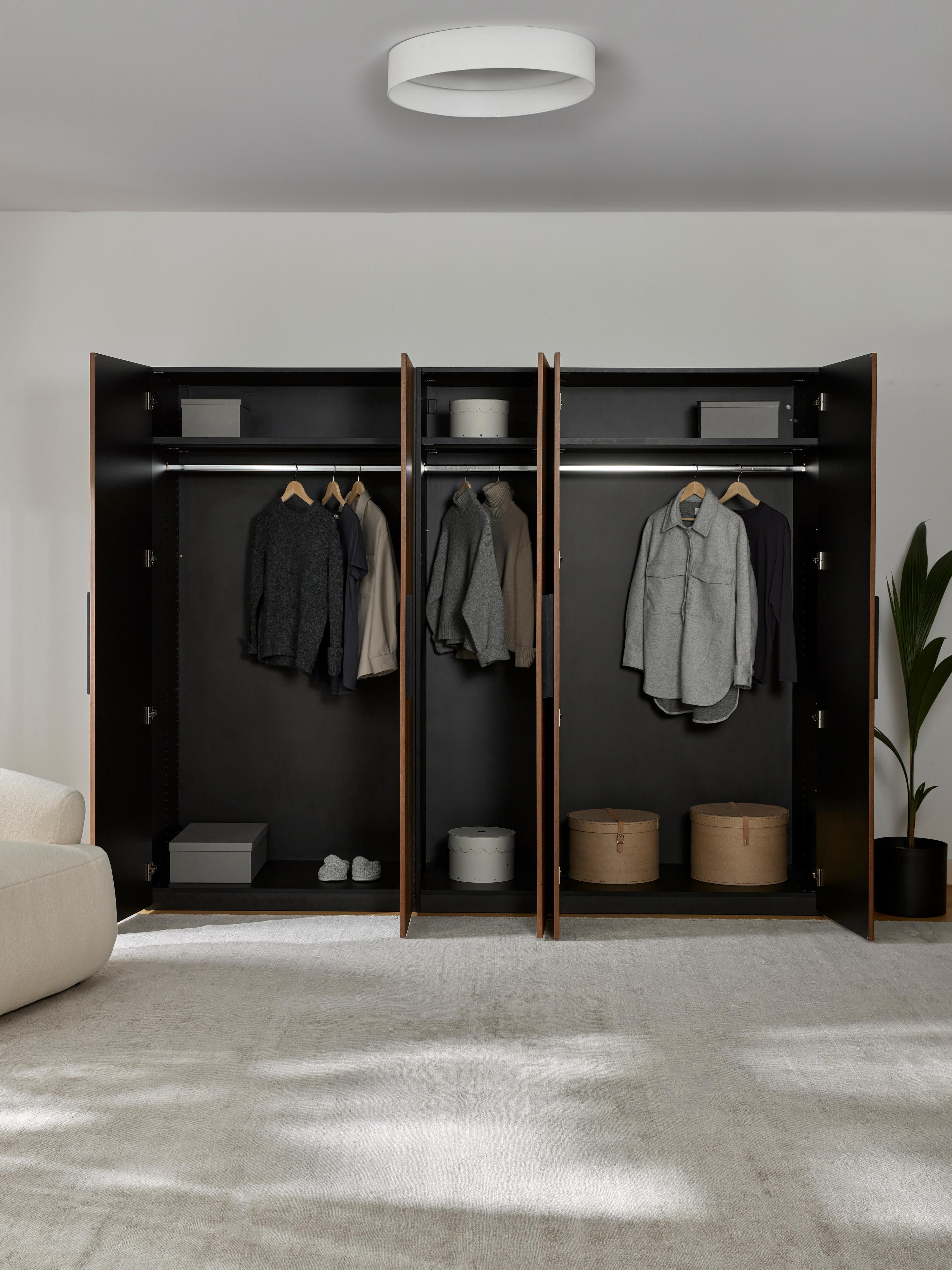 Modulaire draaideurkast Simone, 250 cm breed, diverse varianten