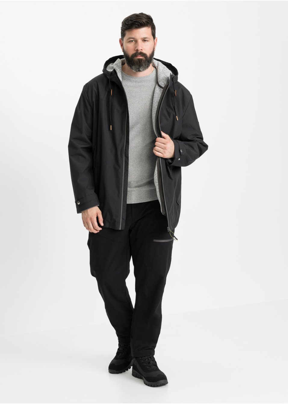 Veste outdoor fonctionnelle, coupe-vent, imperméable, respirante, coutures étanches