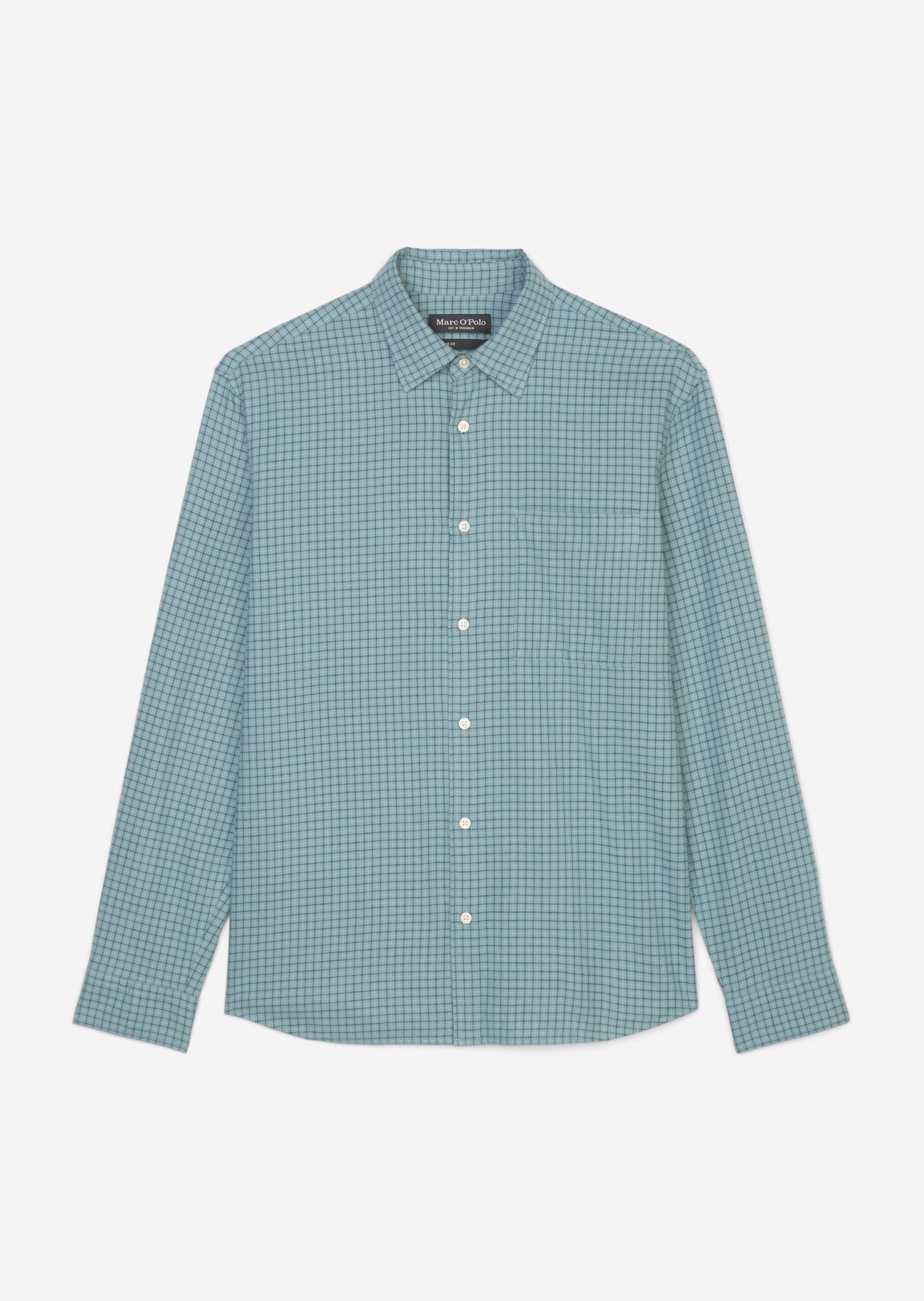 Hemd regular aus leichtem Bio-Baumwoll-Flanell