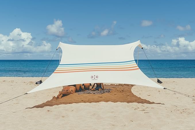 Neso Tents Grande Beach Tent, 7ft Tall, 9 x 9ft, Reinforced Corners and Cooler Pocket
