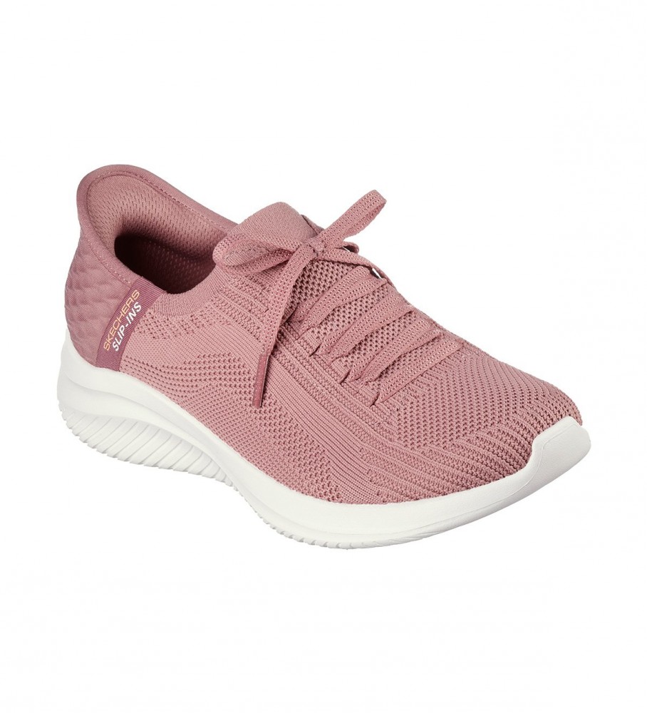 Tênis Skechers Tonal Stretch Knit com Cadarço Fixo Lilás