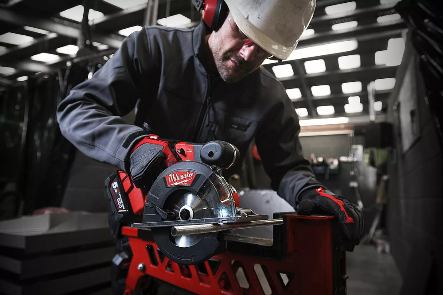 Milwaukee M18 FMCS-502X 18V Li-Ion accu Cirkelzaag set (2x 5ah accu) in HD Box -150 x 20 mm - koolborstelloos