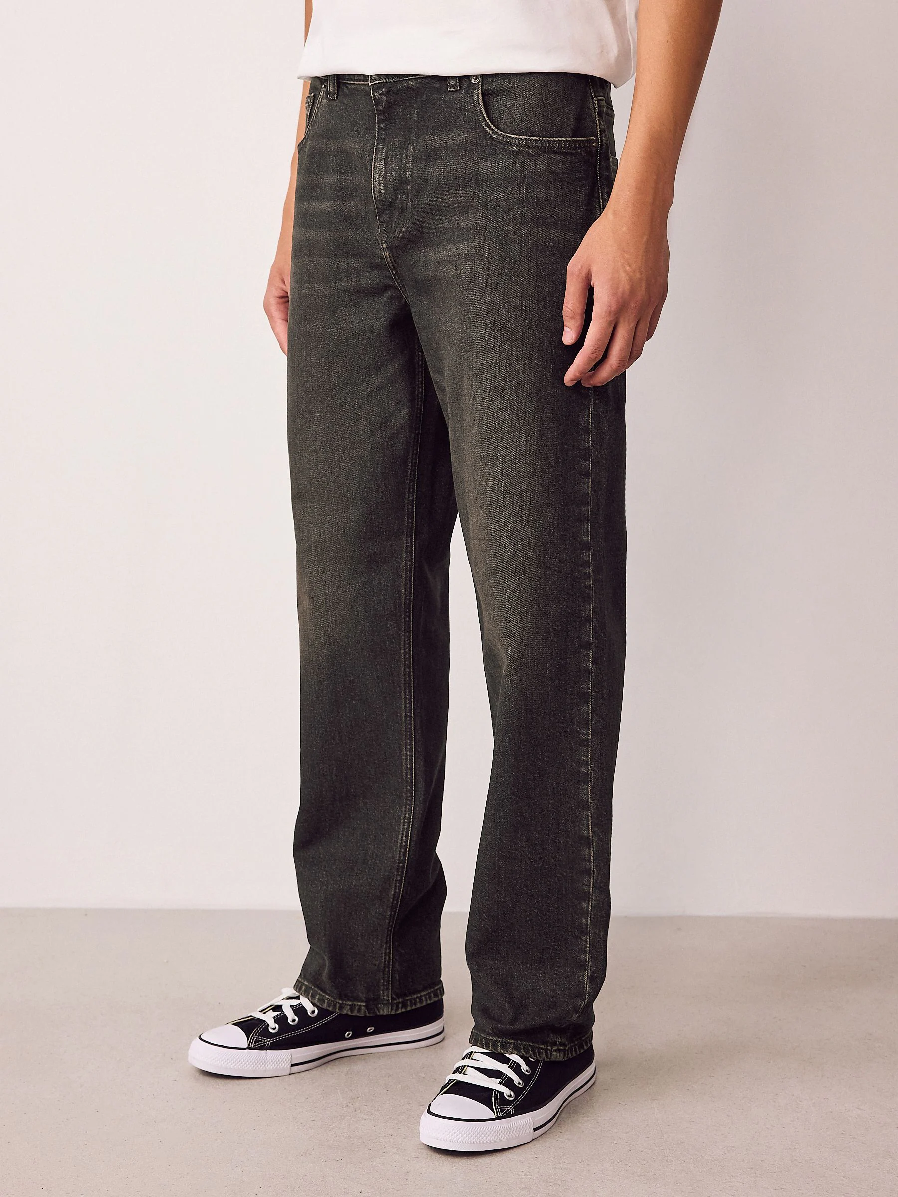 Bruin - Straight fit - Vintage wash denim jeans