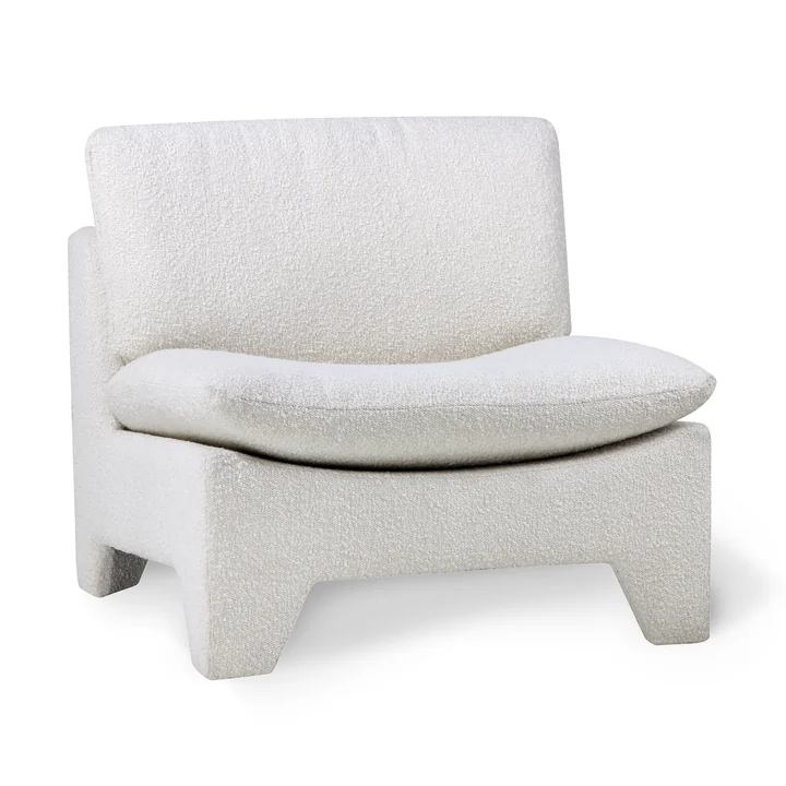HKliving - Retro Boucle Sessel, cream