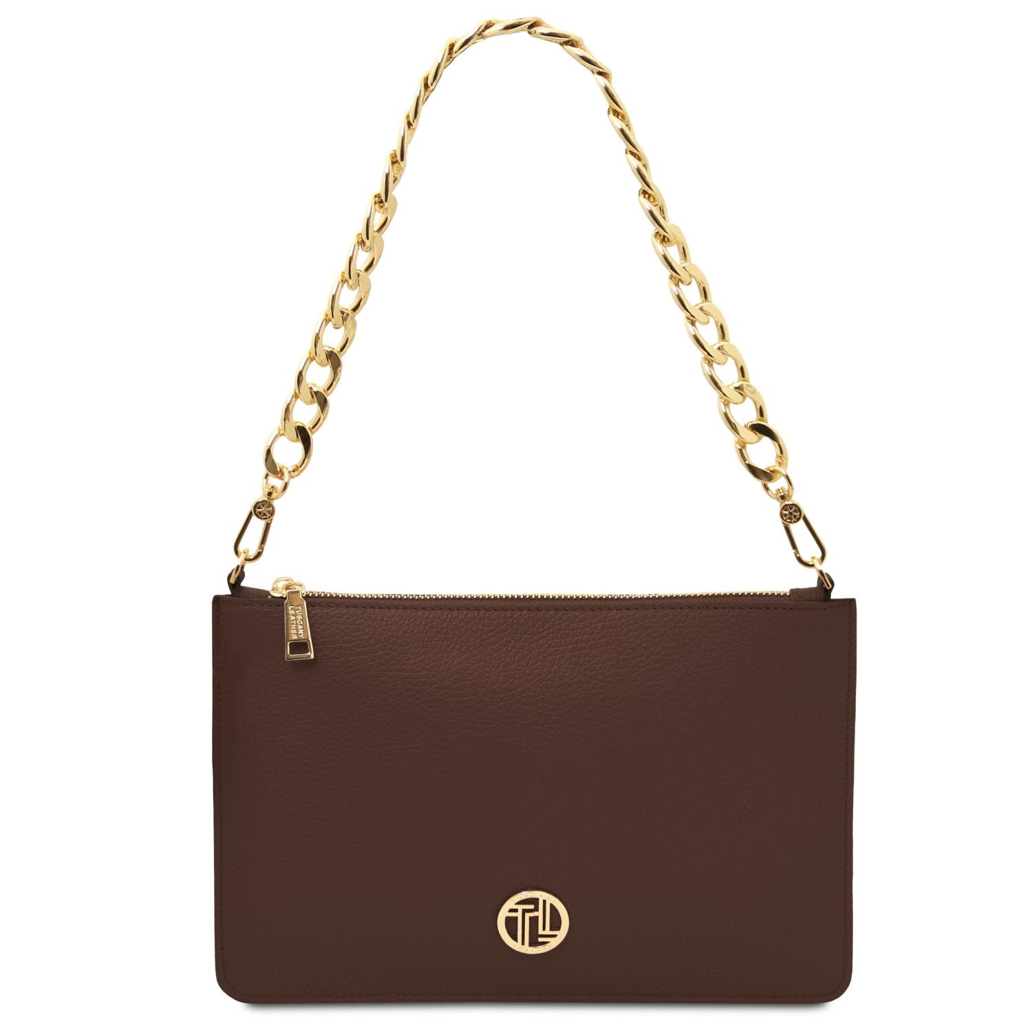 TL142461 – Diva – leren Clutch with chain strap
