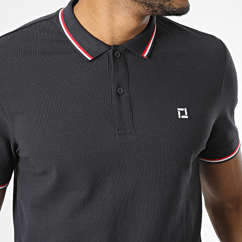 Polo Manches Courtes Fletcher Bleu Marine